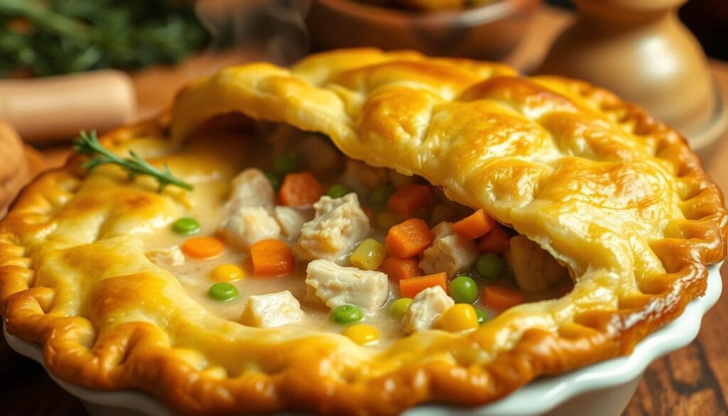 chicken pot pie with vegetables chicken pot pie with vegetables