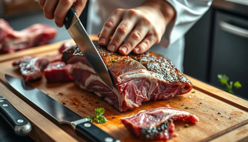 trimming ribs trimming ribs