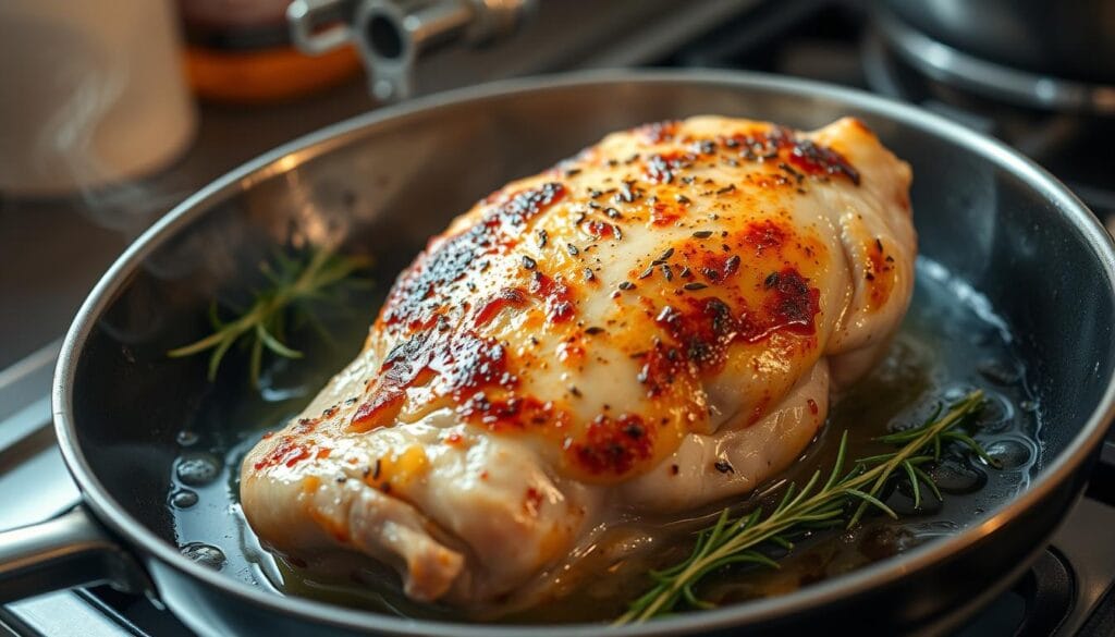 Searing Chicken Breast Searing Chicken Breast