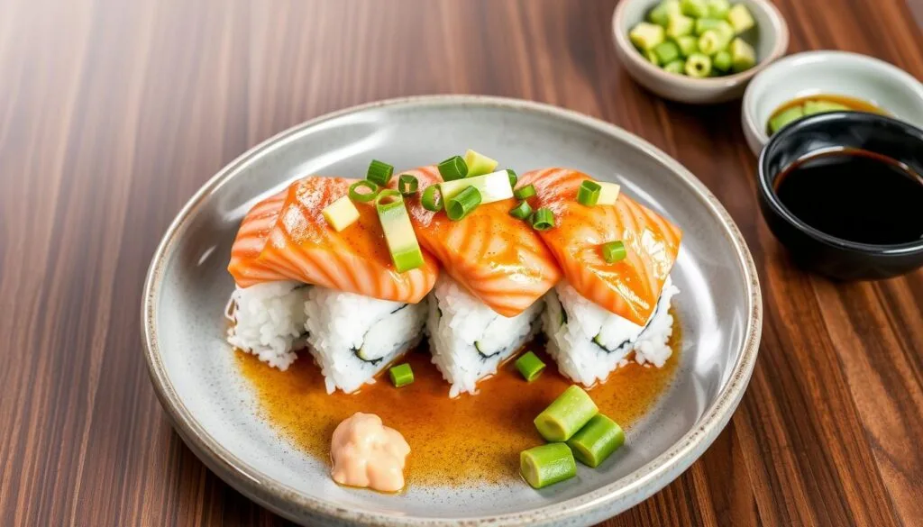 baked salmon sushi baked salmon sushi