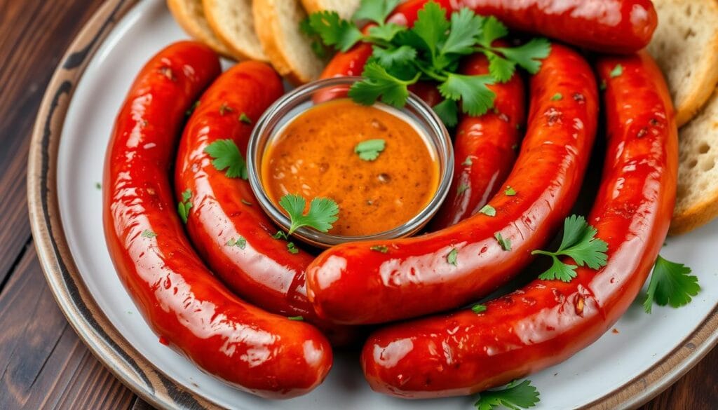 spicy beef sausage spicy beef sausage